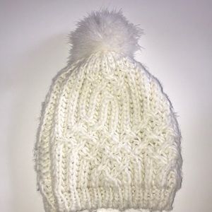 Merona off white knit hat